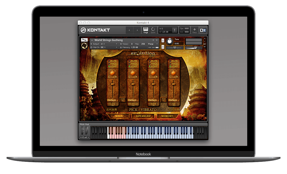 World Strings Guzheng Evolution Series For Kontakt