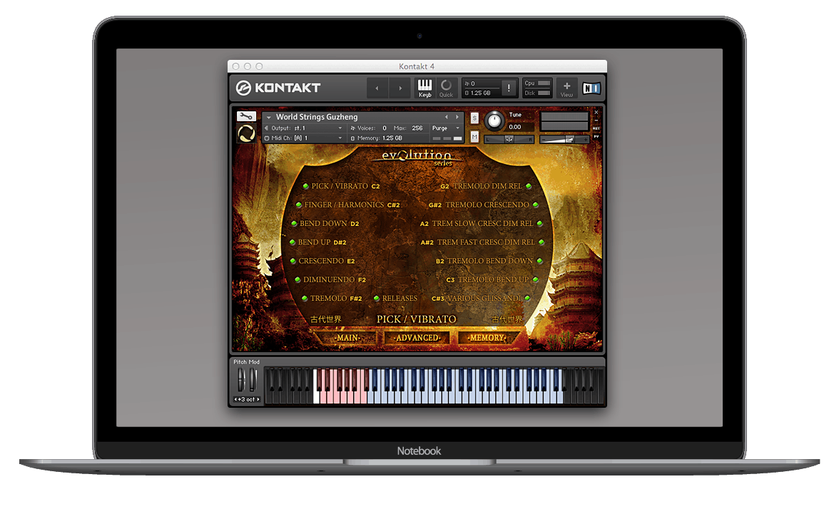 World Strings Guzheng Evolution Series For Kontakt